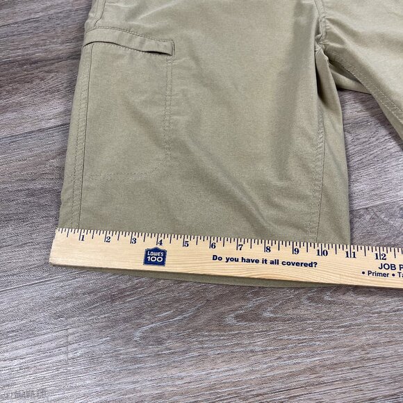Eddie Bauer Men's Travex Outdoor Shorts Zipped Cargo Pockets Hiking Size 36 Tan - Picture 9 of 10